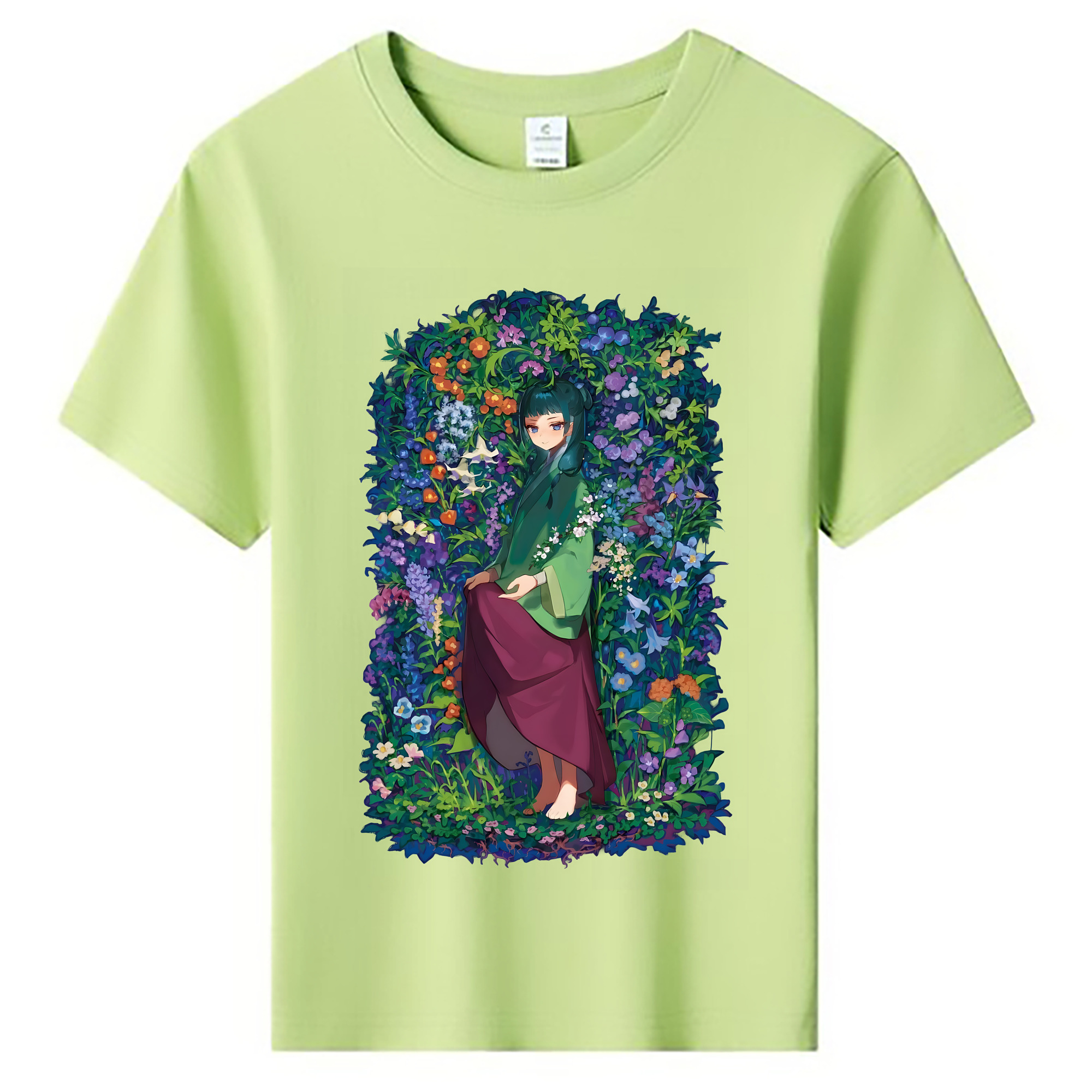 （画像用） 薬屋のひとりごと The Apothecary Diaries 綿100％キッズTシャツ（フロントプリント）